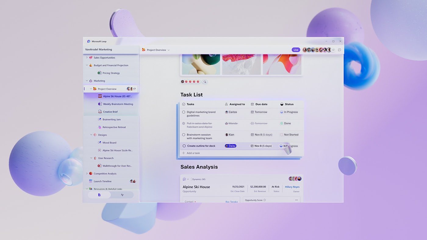 ҕl | ΢ܛMicrosoft Loop UXҕX(ju)